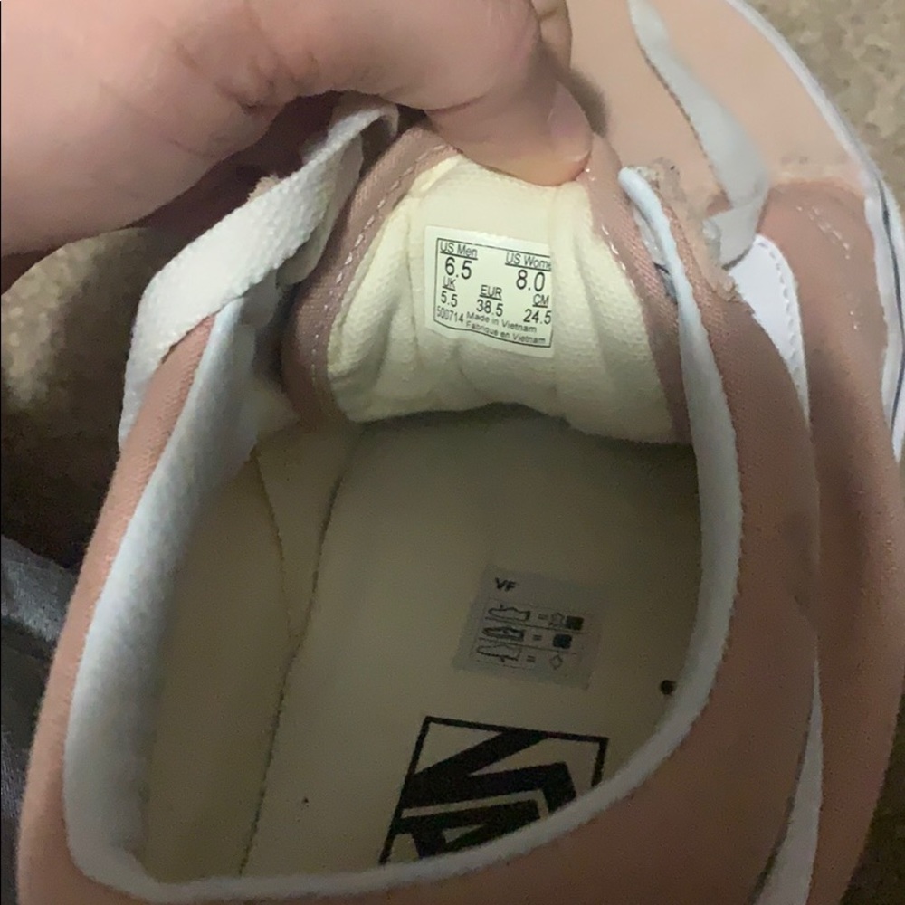 EUC Shell Pink Vans - Picture 4 of 8